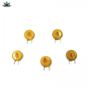 ODM ราคาที่ต่ำกว่าการบริการที่ดีสีเหลืองไฟกระชากสูง 14 มิลลิเมตร HVR14D681K ซิงค์ออกไซด์ Varistor สำหรับไฟ LED